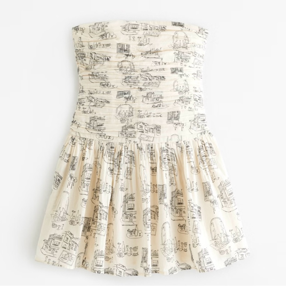 Abercrombie & Fitch Emerson Drop Waist Dress